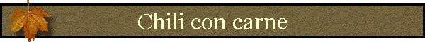 Chili con carne